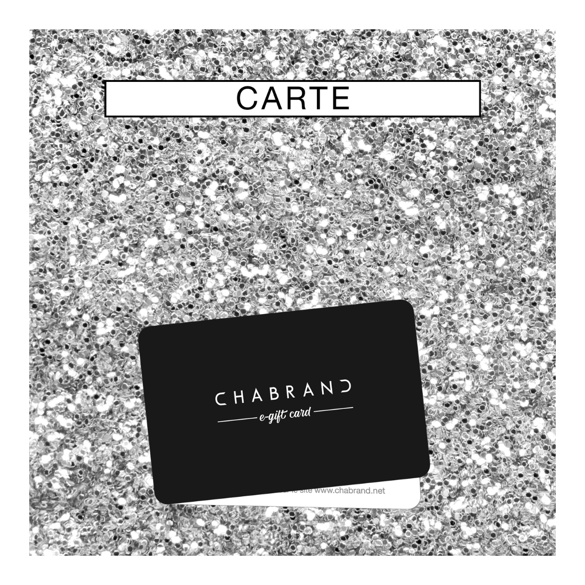 Carte cadeaux physique E-gift card 50€- Chabrand en fêtes Carte cadeaux physique E-gift card 50€- Chabrand en fêtes
