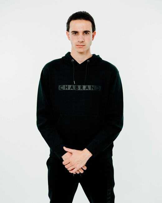 Sweat-shirt logo encadré -...