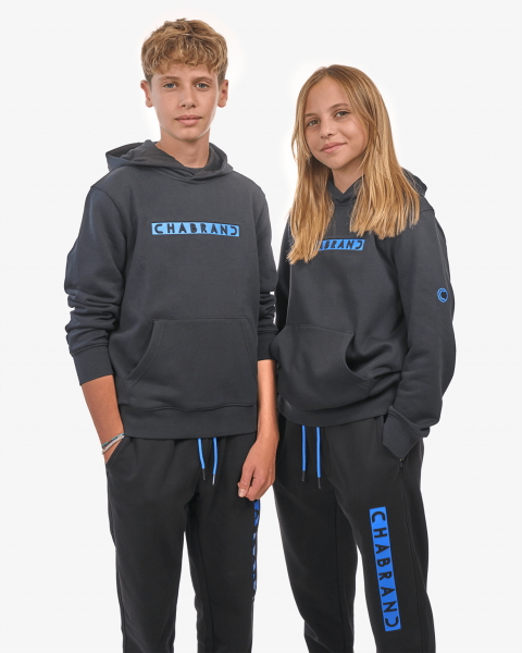 Sweat-shirt logo encadré -...