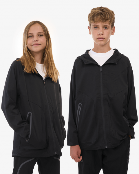 Veste à capuche zippée...