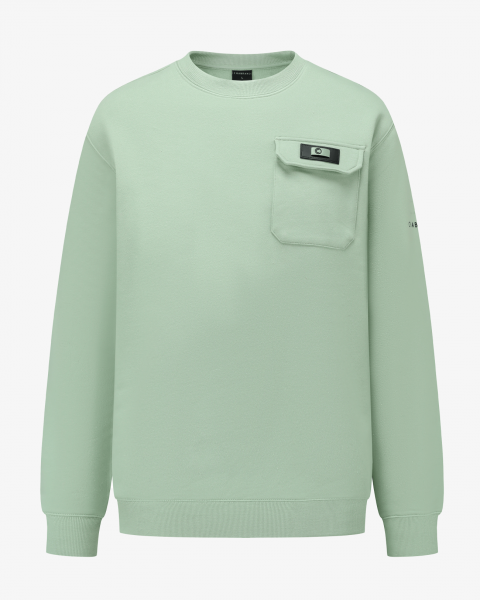 Sweatshirt col rond uni -...